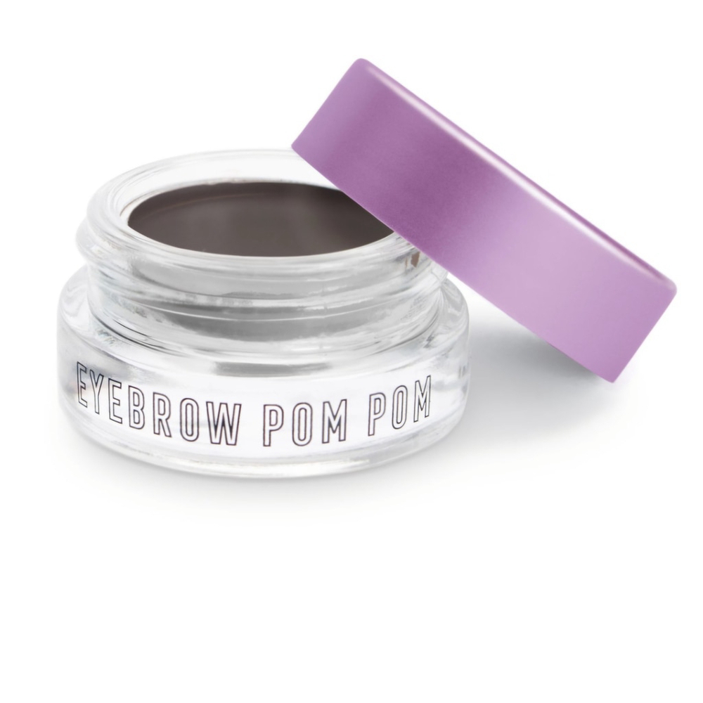 The Creme Shop Eyebrow Pom Pom, Pot of Pomade, Ebony, Caramel, NIB